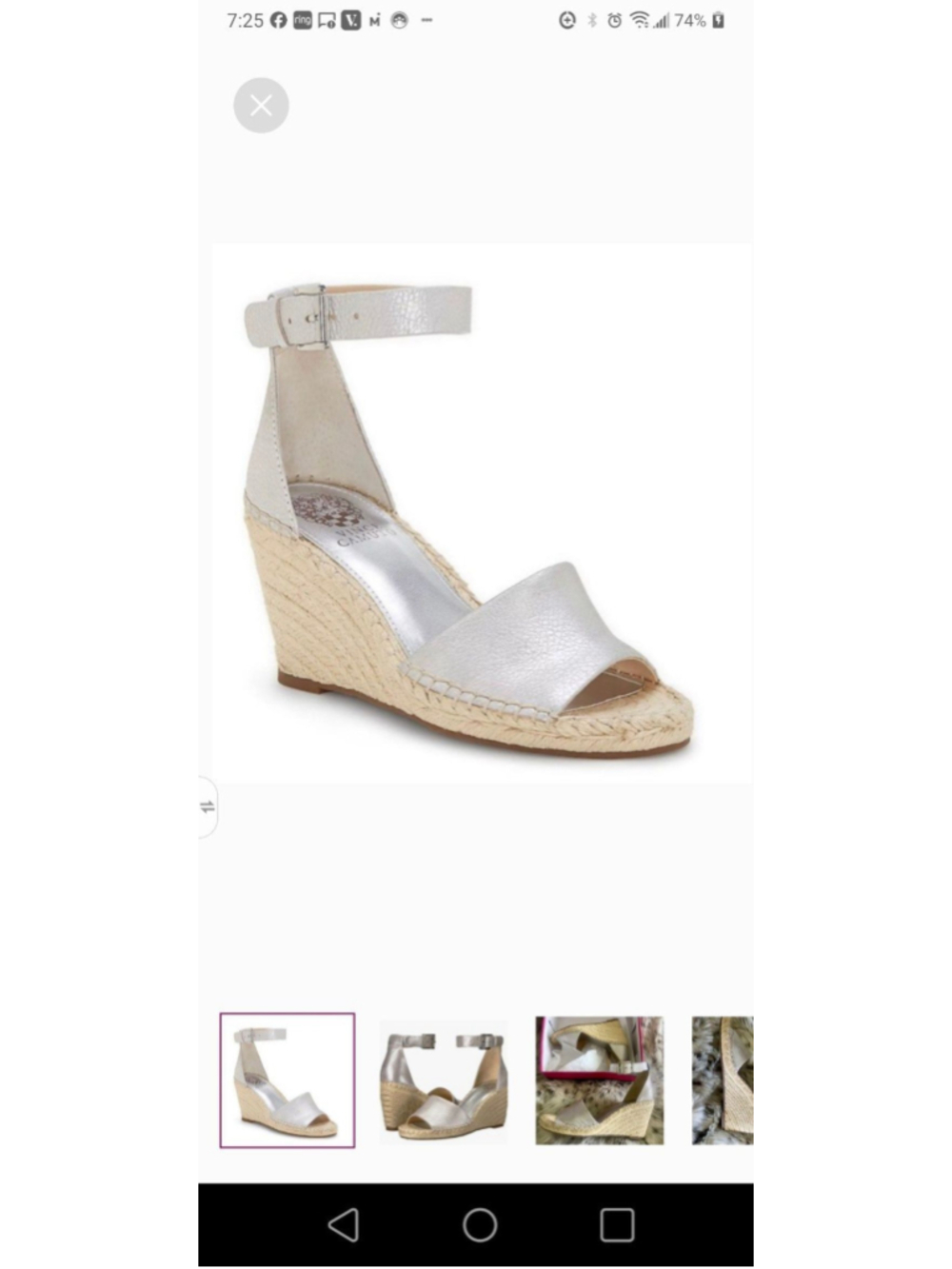 Vince Camuto Leera Wedges Size 8M
